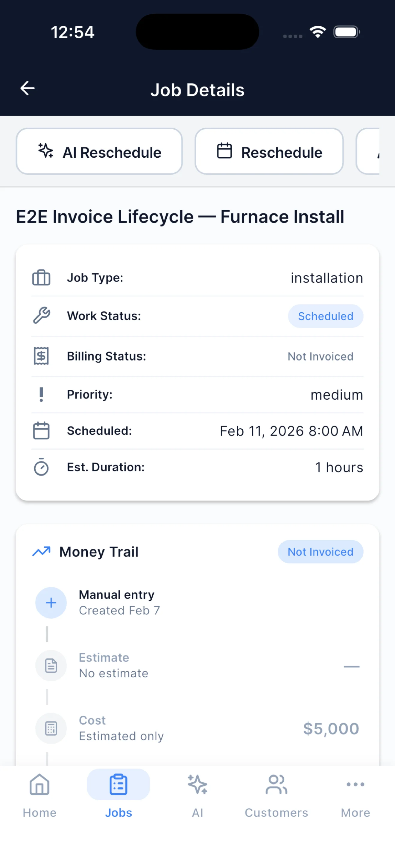 CrewBrix Jobs - Job History and Revenue Tracking